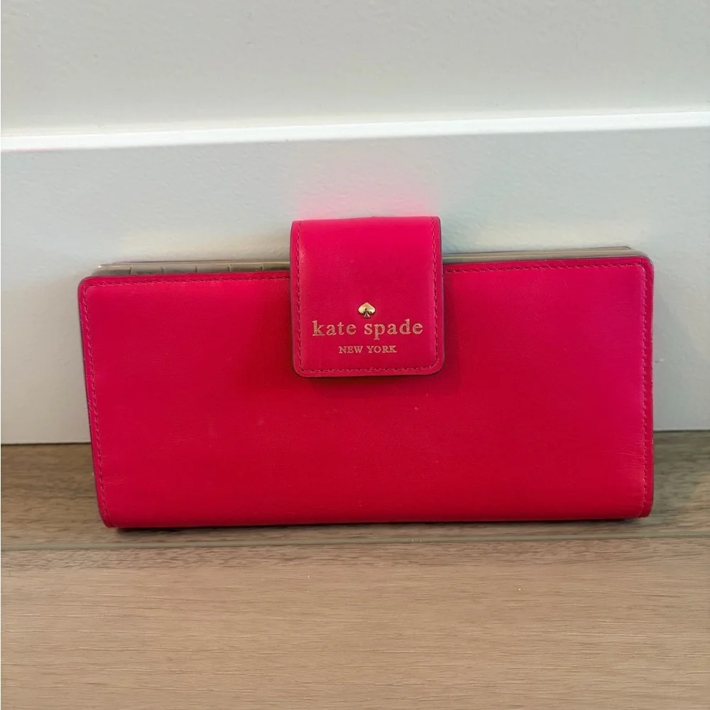 Kate Spade long stacia wallet, ringwald pink Medium Women’s